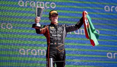 Ivan Domingues clinches sensational maiden F3 win after chaotic opening lap in Spain