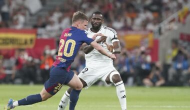 Germany’s Antonio Rüdiger hit with suspension after El Clásico outburst