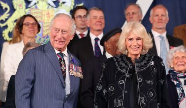 Queen Camilla wears King Charles’s coat for a special royal outing
