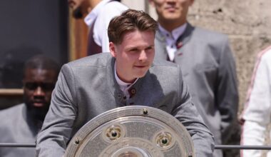 Bayern Munich’s Jonas Urbig gets historic Germany double