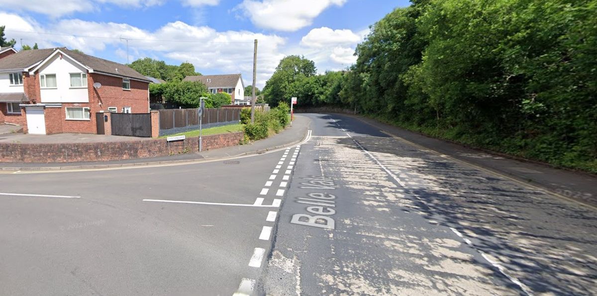 Supporting image for story: Car left on roof after three car collision leaves Halesowen road closed off
