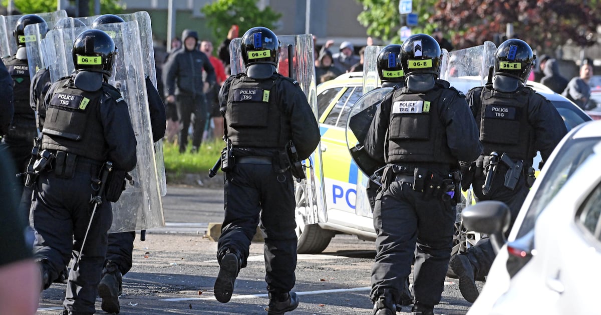 Three arrests as eight PSNI officers injured during disorder after Irish Cup final clash – The Irish News