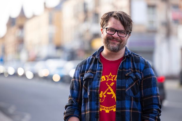 Andy Scott, co-owner of Black Cat on Smithdown Road