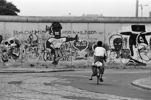 The Berlin Wall, August 6, 1984.