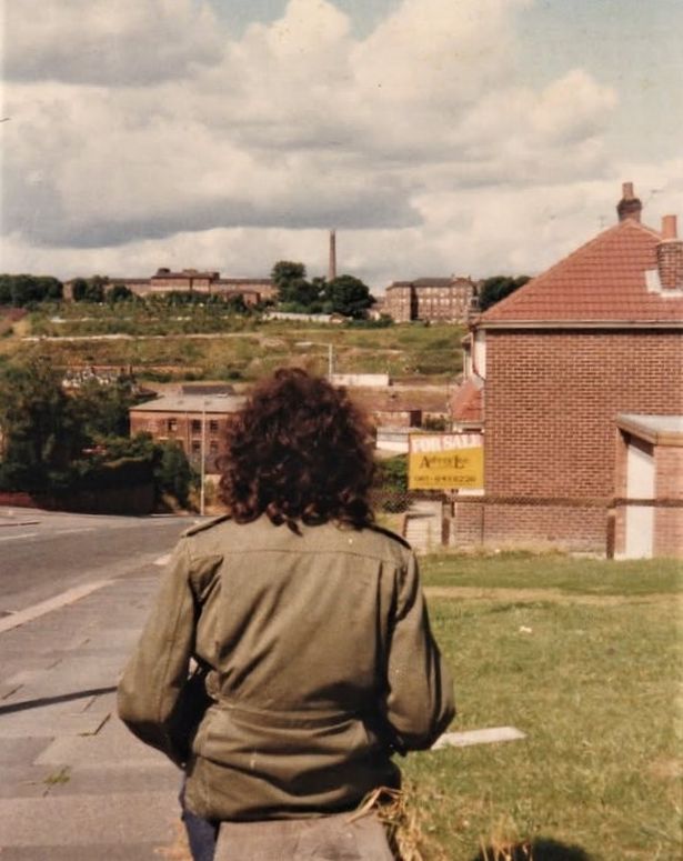 Kenny's photograph of his friend 'Cha' looking down The Brew
