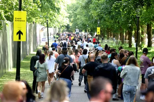 Festivalgoers turned out for the second day of the Big Weekend festival on Saturday