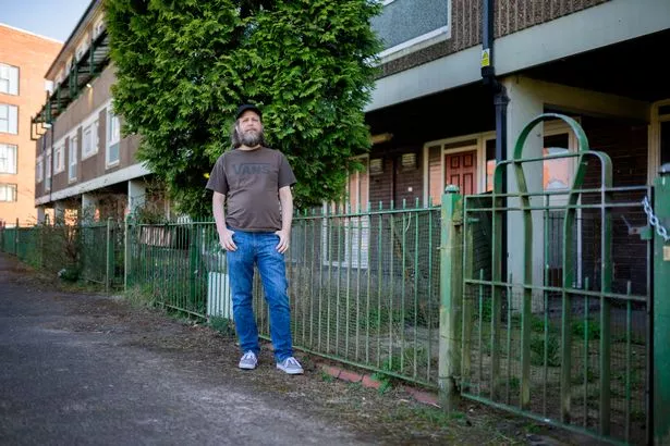 Andy Roche, 50, fighting to save the Lower Falinge estate blocks