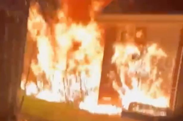 The home of Steven "Bonzo" Daniel was allegedly torched.