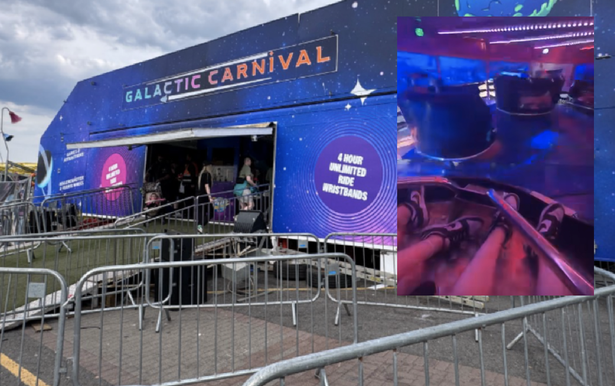 Galactic Carnival's waltzer ride