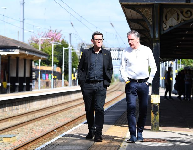 Andy Burnham and Steve Rotheram want to bolster rail links between Liverpool and Manchester