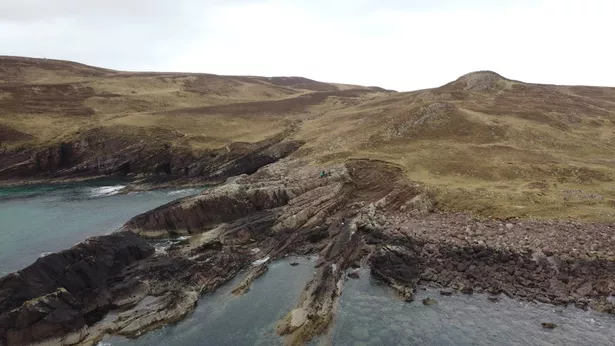 A drone’s-eye view of the Stac Fada Member