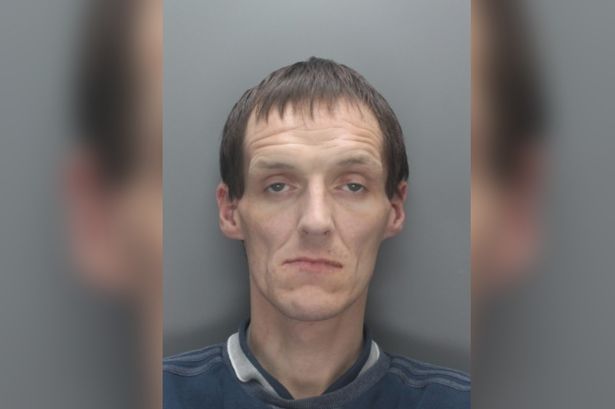 Police mugshot of James Riley