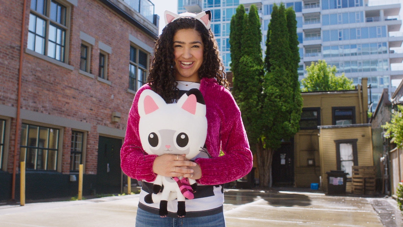 Laila Lockhart Kraner as Gabby in DreamWorks Animation’s Gabby’s Dollhouse: The Movie, directed by Ryan Crego.