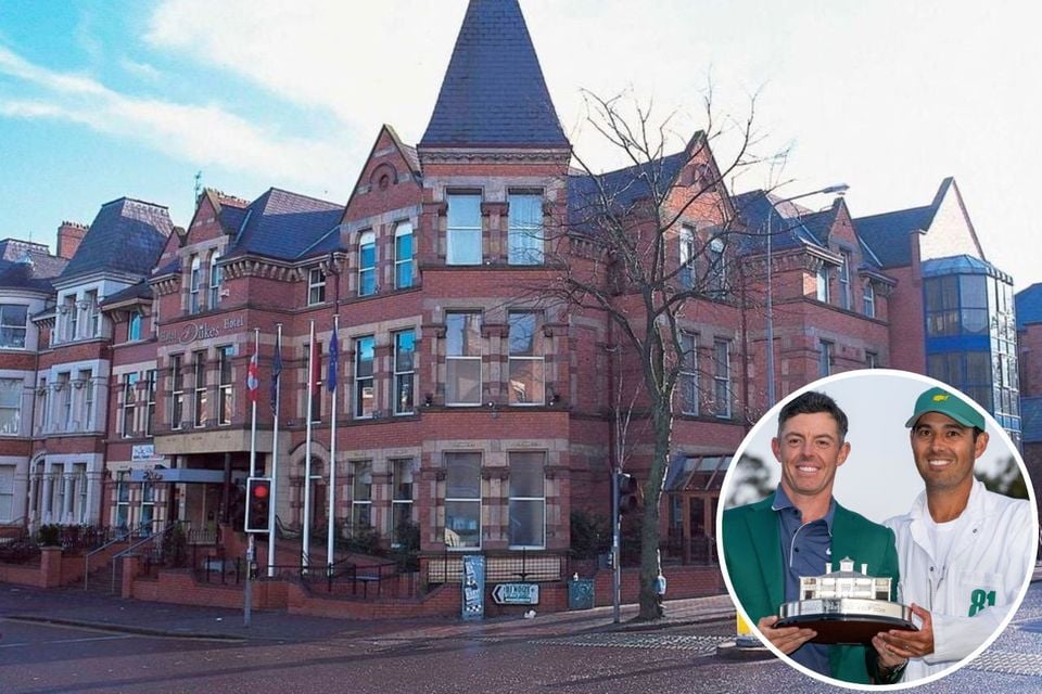 Dukes at Queen’s is owned by the Diamond pub and hospitality group. Harry Diamond (inset) has been caddie to Rory McIlroy since 2017.