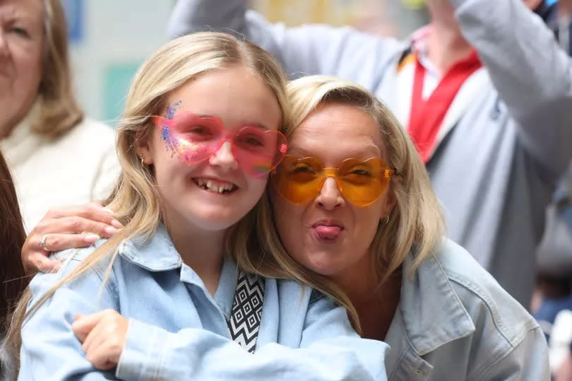 Birmingham Pride festival 2025 is chance for the LGBTQ+ community and its allies to come together and celebrate. Pictured: Claire Harrison and her daughter Daisy celebrating in the crowds on May 24
