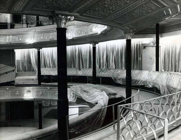 The interior of the refurbished Shakespeare theatre nearing completion on September 5 1963