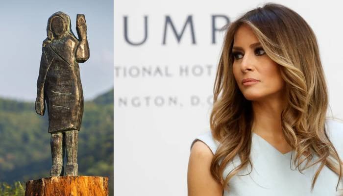 Melania Trump's bronze statue 'mysteriously' vanishes in Slovenian hometown