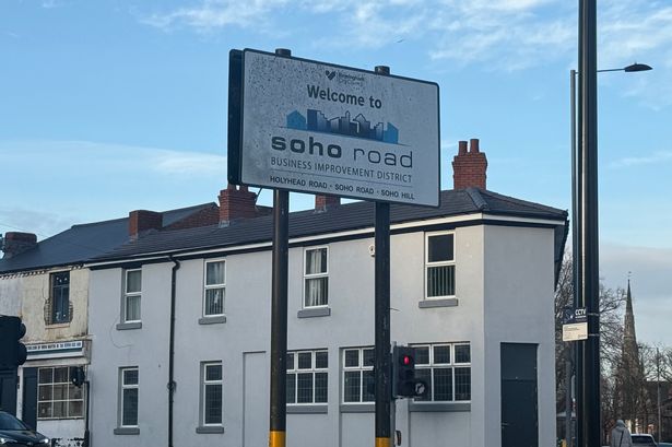 Soho Road in Handsworth  