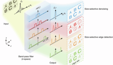 Nonlocal flat optics for size-selective image processing and denoising