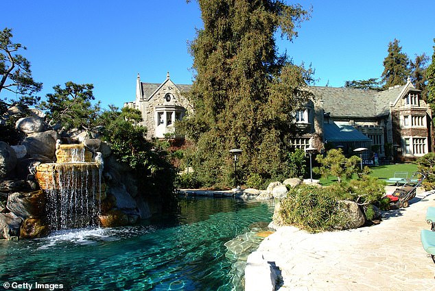 The exterior of the old Playboy Mansion was just as iconic and recognizable as the interior