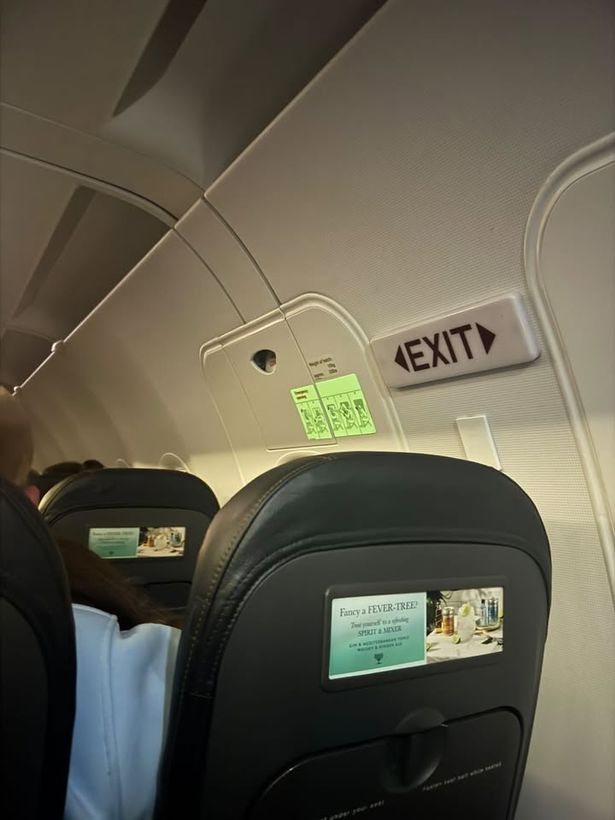 The door which the passenger reportedly aimed for