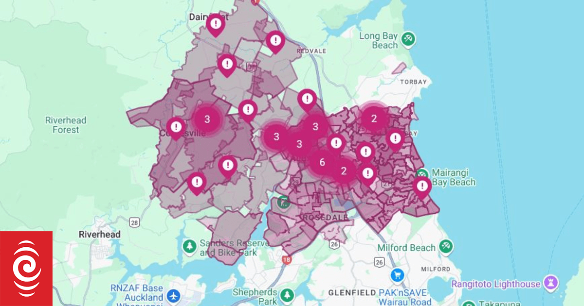 Internet outage hits more than 900 homes in Auckland's North Shore