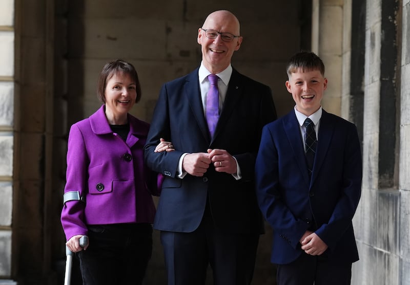 John Swinney said being First Minisetr could be ‘disruptive’ to family life, but added attending events together ‘brings us a lot of joy’