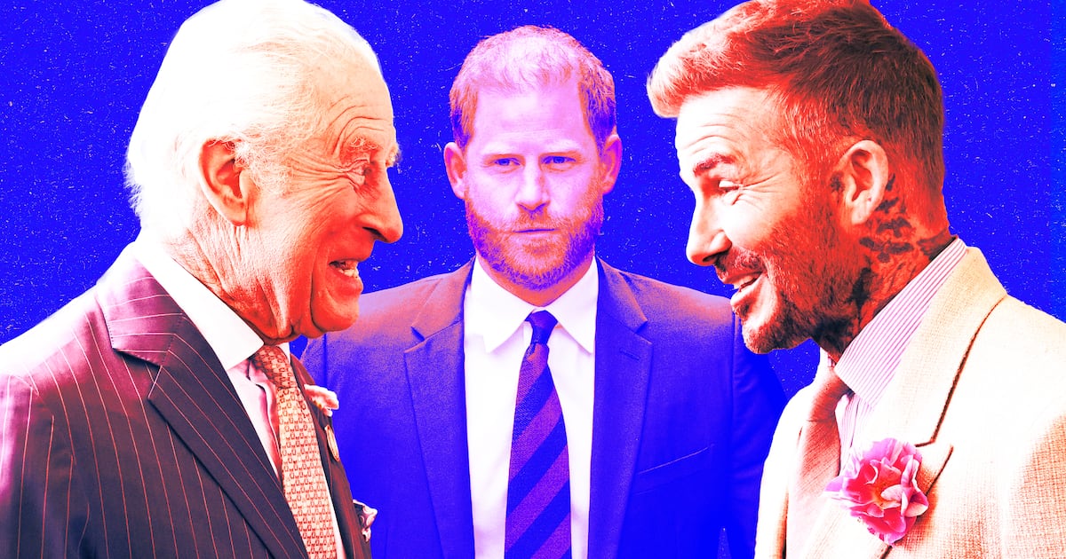 King Charles Hits Back at Harry by Cozying Up to David Beckham