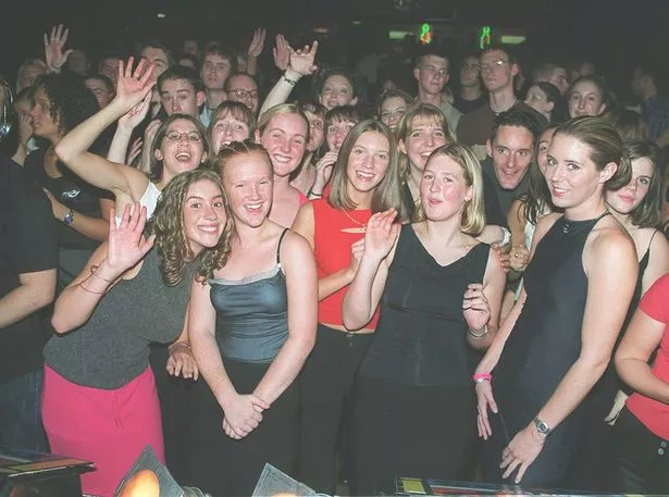 Top of the Pops audience at the L2 nightclub in Liverpool