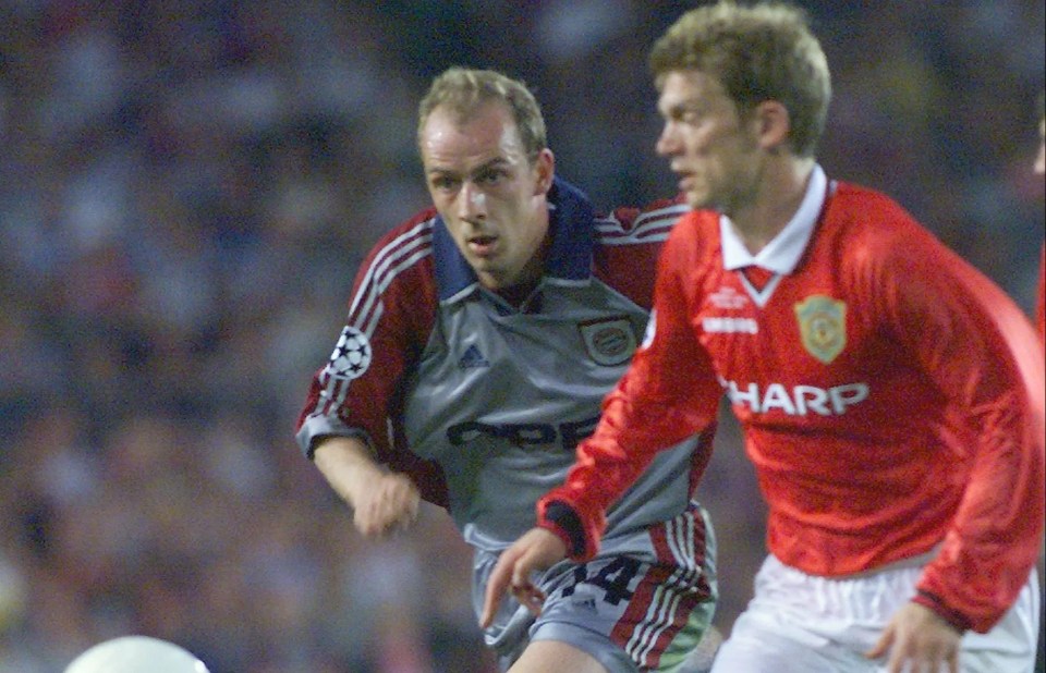 Blomqvist started for United in the 1999 Champions League final