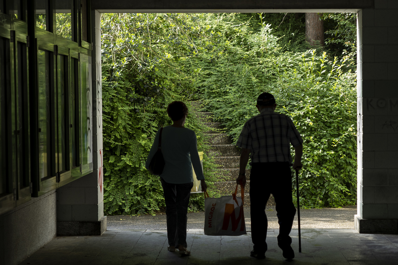 Elderly couple