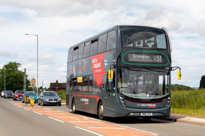 A stock photo of a bus
