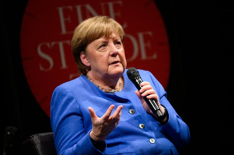 Angela Merkel: 'The queen of impulse control.' Photograph: Gregor Fischer/AFP/Getty