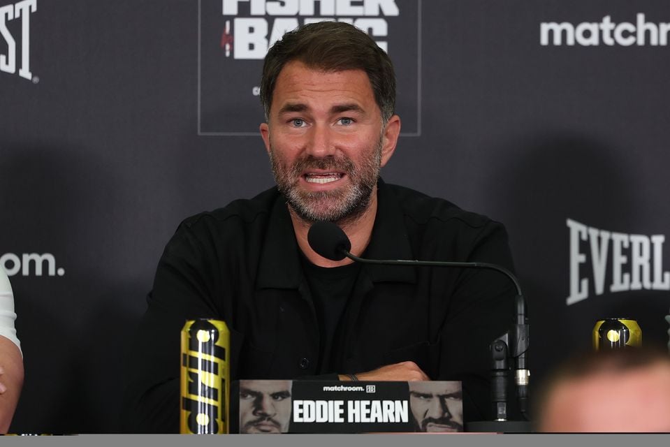 Matchroom promoter Eddie Hearn