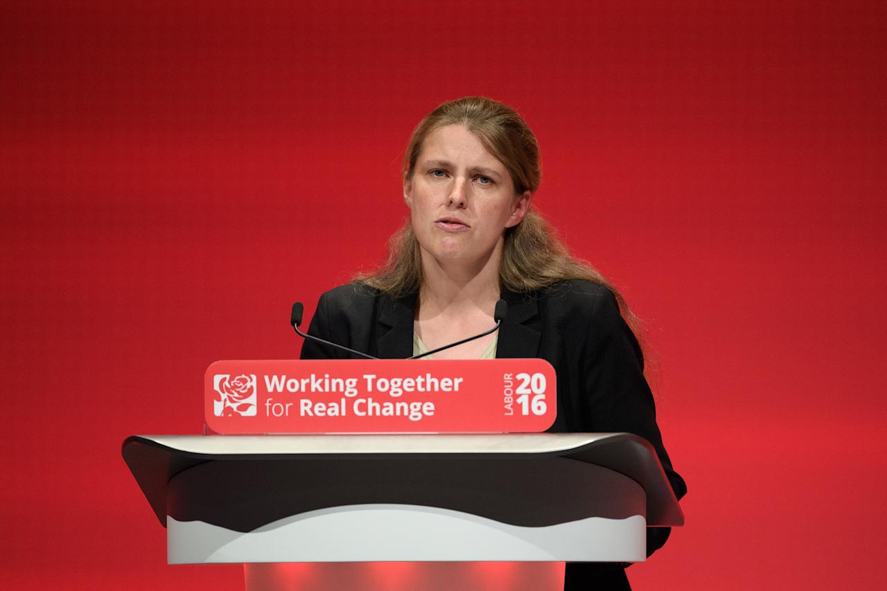 LIVERPOOL, ENGLAND - SEPTEMBER 25:  Shadow Secretary of State for Environment, Food and Rural Affairs Rachael Maskell addresses delegates on the first day of the Labour Party Conference in the Exhibition Centre Liverpool on September 25, 2016 in Liverpool, England.  Party leader Jeremy Corbyn will hope to re-unite the party after being re-elected leader yesterday.  (Photo by Leon Neal/Getty Images)