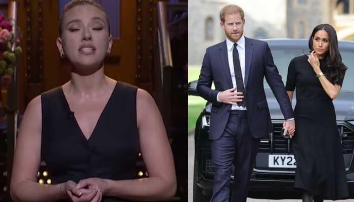 Scarlett Johansson mocked Harry and Meghan in SNL monologue?