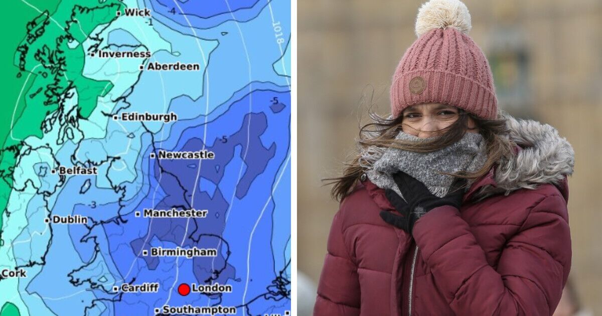 UK weather maps show exact date -2C freeze will hit Britain | Weather | News