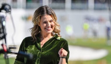 Amanda Balionis can't hide her thoughts after Jordan Spieth question | Golf | Sport