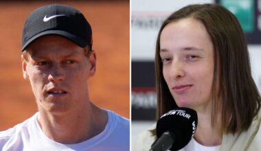 Tennis LIVE: Jannik Sinner confirms split as Iga Swiatek lashes out at 'false theories' | Tennis | Sport