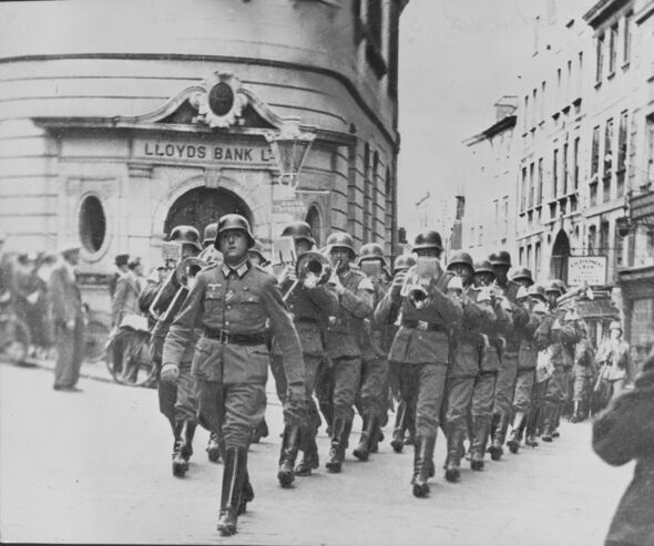 German troops on Guernsey