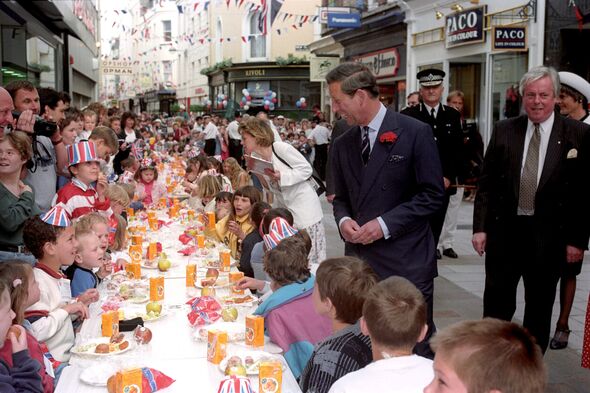 Prince of Wales in Jersey in 1995