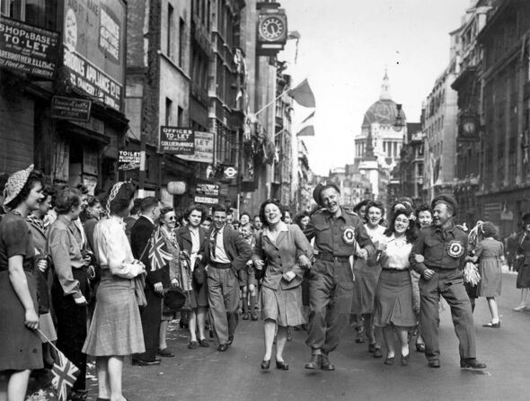 VE Day celebrations in London