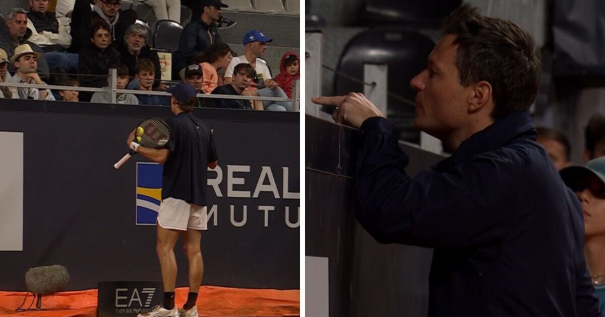 Alex de Minaur confronts Italian Open spectator before umpire steps in | Tennis | Sport
