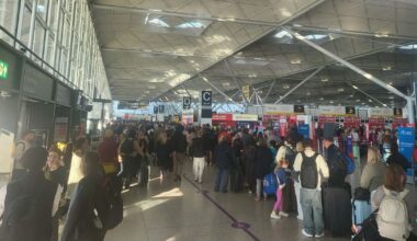 Travel chaos at Stansted airport as flights delayed | UK | News