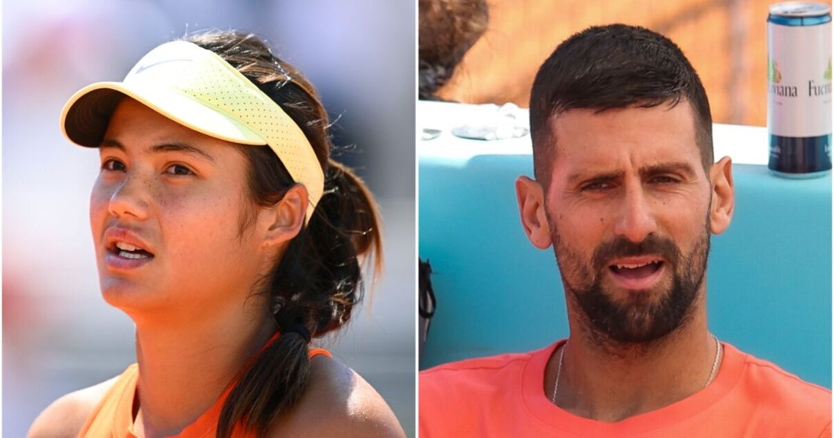 Tennis LIVE: Emma Raducanu caught off guard by Coco Gauff news as Djokovic sparks concern - Daily Express