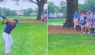 Scary PGA Championship moment as Aaron Rai 'almost kills' fan | Golf | Sport