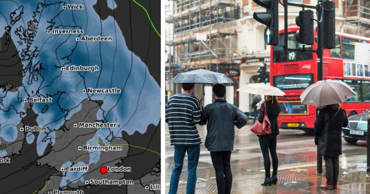 UK storm forecast with 550-mile rain wall - list of counties not hit | Weather | News