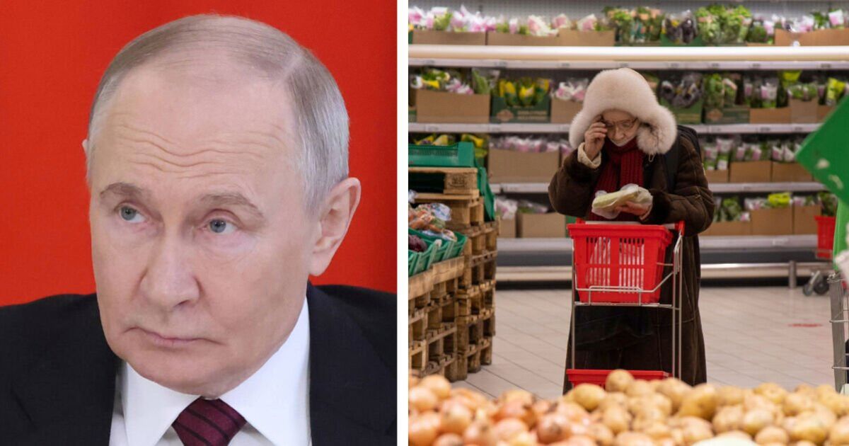 Russia economy meltdown as food prices rise by 12.66% and Putin faces abysmal harvest | World | News