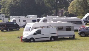 Travellers set up camp at park near UK city for third time in just weeks | UK | News