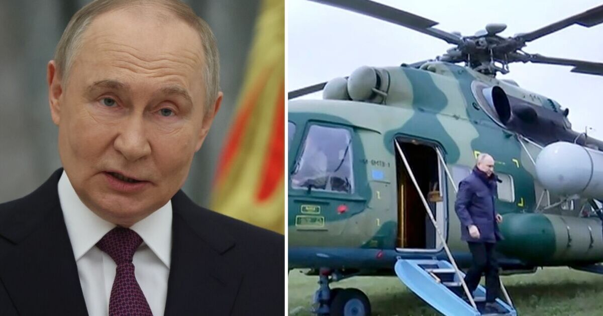 Ukraine 'tries to kill Putin' by downing his helicopter in Russia war zone mission | World | News